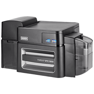HID FARGO® DTC1500 ID Card Printer & Encoder stampa diretta su card. La stampante con codificatore garantisce convenienza e contenimento dei costi grazie ai materiali di consumo ad alta capacità.