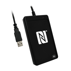 ACR1252U è un lettore NFC USB certificato dal Forum NFC, ideale per la lettura e la scrittura di tag NFC, progettato per supportare applicazioni avanzate come e-Banking, e-Payment, e-Government, sicurezza delle reti e scambio dati peer-to-peer.