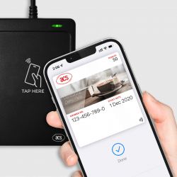 ACR1252U-MV, noto anche come WALLETMATE, è un lettore NFC (Near Field Communication) ideale per applicazioni come Trasporti pubblici, Autenticazione sicura, Sanità (E-Health), Pagamenti contactless